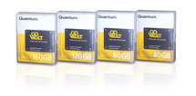 Quantum GoVault Cartridge Family (in cases)