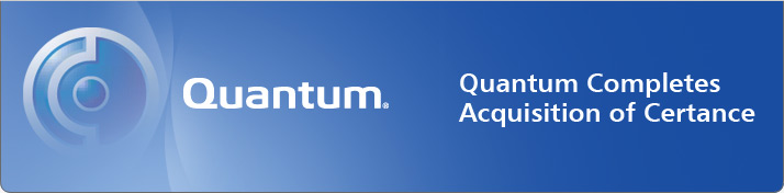 Quantum Completes Acquisition of Certance
