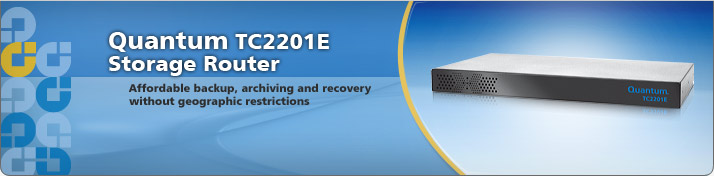 The TC2201E iSCSI Storage Router