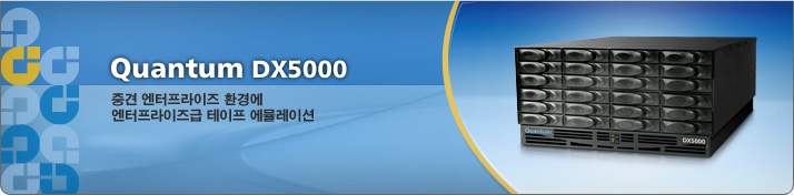 DX5000 가상 테이프 라이브러리
