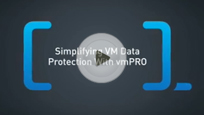 Simplifying VM Data Protection with vmPRO